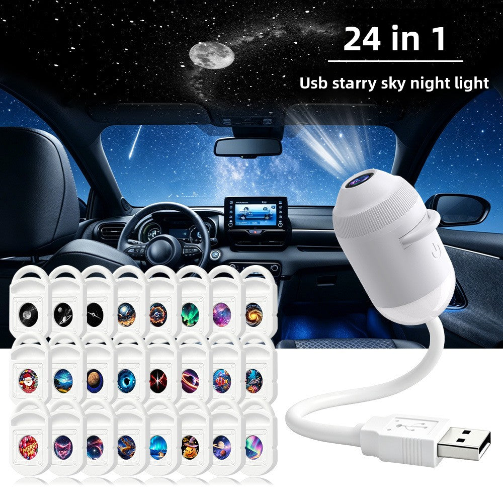 USB Starry Sky Projection Atmosphere Light