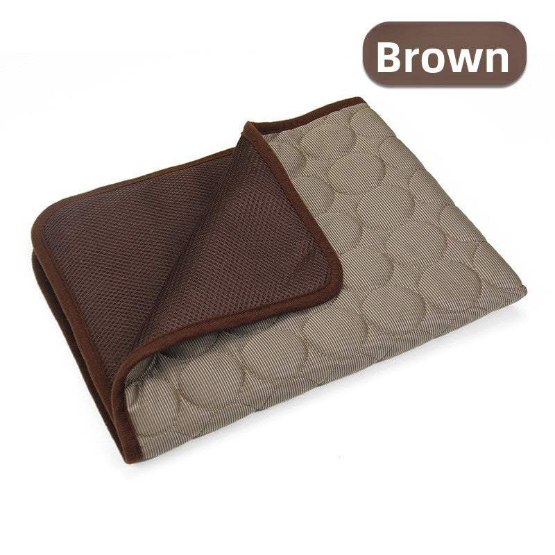 Summer Pet Cooling Pad Ice Silk Mat