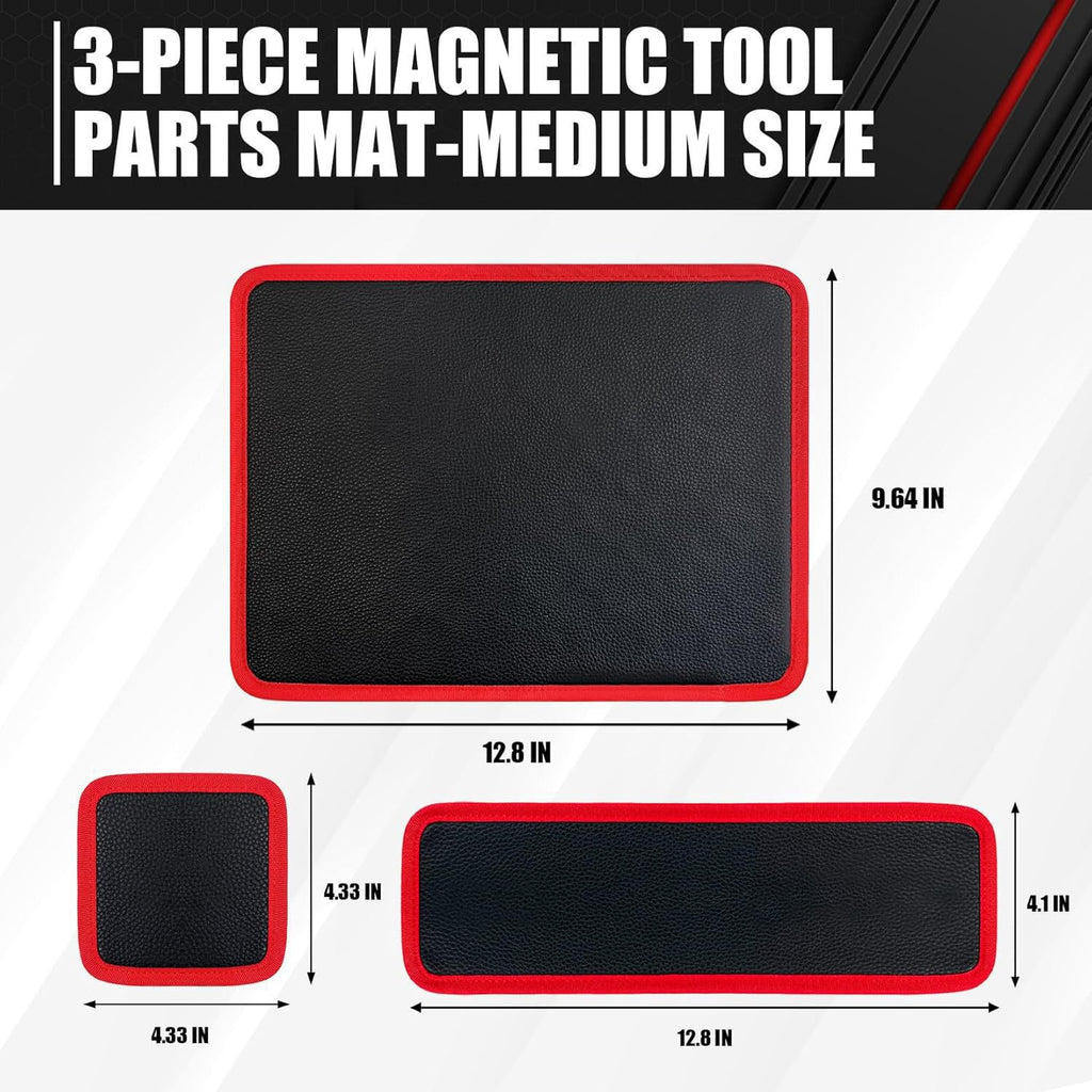 Magnetic Leather Tool Organizer Pad